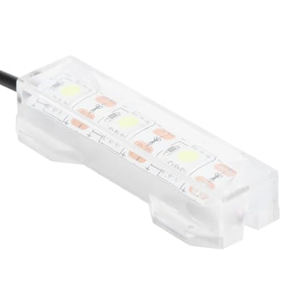 Soft LED Aquarium Plant Light, 5V 0.6W USB 2.0 Mini Aquarium Lamp, LED Desktop Fish Tank Light with 3.28ft Cable, White Lighting Small Water Plant Light for Plant Grow