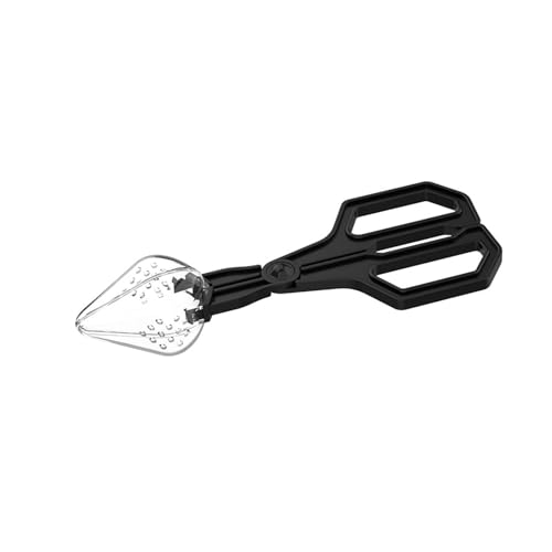 Creature Captures Tongs for Reptiles Care Feeder Pliers Clear Ergonomic Tool Gentle Feeding Easy Reptiles Handling Clamp - color: Black, size: A