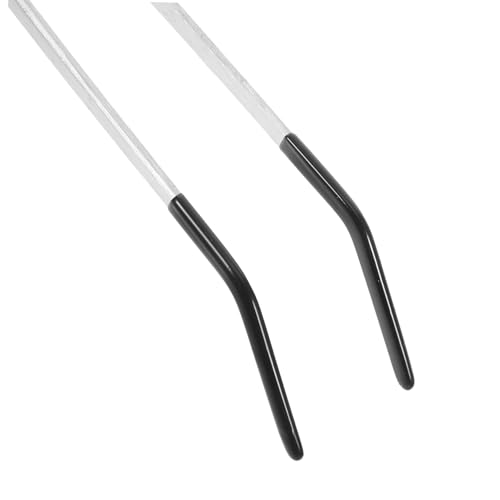 OSALADI 2pcs Aquarium Tweezers Stainless Steel Curved Tongs Long Handle Reptile Snake Feeding Tongs Accessories For Aquatic Plants Lizards