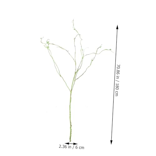 VICASKY Reptile Climbing Vine Decor for Terrarium Fake Vine Plant Suction Cup Realistic Reptile Tank Landscape Accessory for Lizards Snakes and Spiders