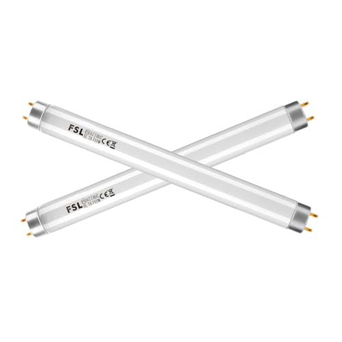 fraxinus 10W Replacement Bulbs, 13 Inch FSL BL T8 F10W Fluorescent Tube, 365-nm UV Light for Asp-ectek, Li-Ba 20W Device. (2 Pack)