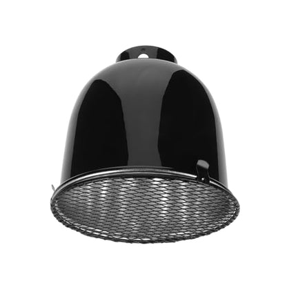 DECHOUS 2pcs Reptile Heating Lamp Shade - 5. 5 Inch Aluminum Reflective Light Cover for Glass Terrariums and Pet Heat Lamp Guard