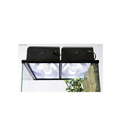 Exo Terra Compact Incandescent Fixture for PT2605/PT2607 - 45 cm,Black - size: 45 cm