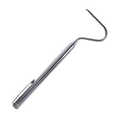 Happyyami Tool Snake Hook Grabber Adjustable Snake Ring Catcher Stick Handheld Up for Catching Controlling Moving Telescoping Pole with Hook Grabber