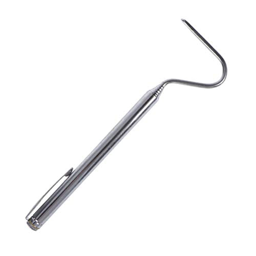 Happyyami Tool Snake Hook Grabber Adjustable Snake Ring Catcher Stick Handheld Up for Catching Controlling Moving Telescoping Pole with Hook Grabber
