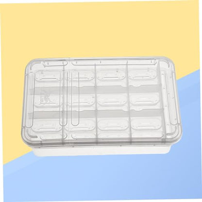 FRCOLOR Compartments Transparent Reptile Breeding Isolation Box Hatching Incubator for Snakes Turtles Geckos and Lizards Easy Observation and Cleaning for Incubation