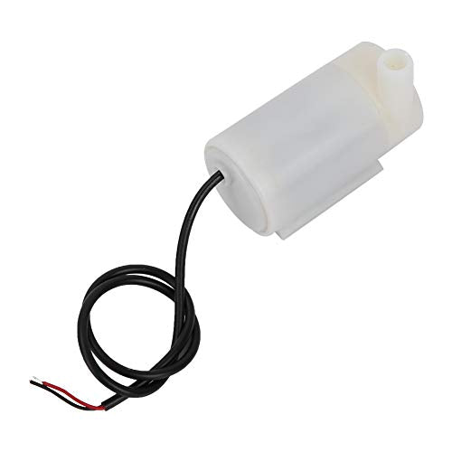 Micro Submersible Water Pump USB Powered Mini Water Pump for Aquariums Fish Tanks Computer Cooling Systems White Plastic 43x23x31mm 3-5V DC