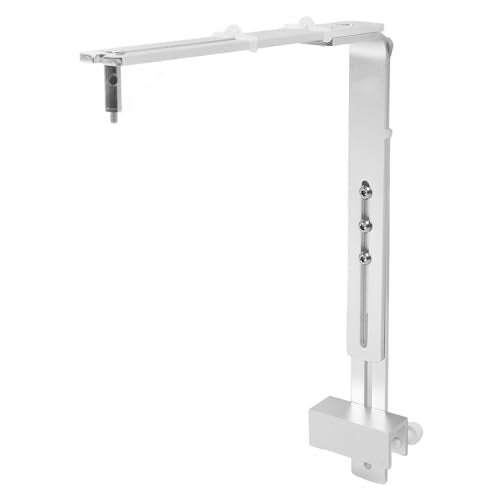 Zopsc Lamp Stand for Fish Tank, Aluminum Alloy Adjustable Height Reptile Light Stand High Stability for Aquariums (Silver) - color: Silver