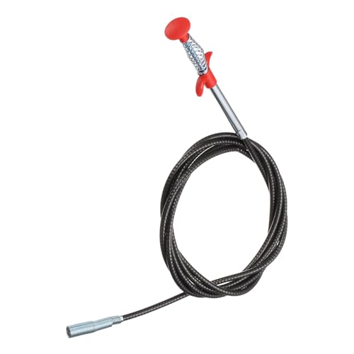 HARFINGTON Flexible Grabber Claw Pick Up Tool 0.47" Dia. 79" 4 Claws Stainless Steel Cleaning Hook Unclog Sink Sewer Hair Drain Cleaner Tool Sink Unclogger for Toilet Bathtub Sewer - size: 79"