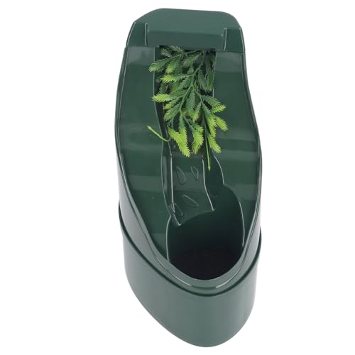 CHICIRIS Reptile Drinking Fountain, Water Dripper for Lizard Snake Spider with Pump, Artificial Plant Foliage for Reptile
