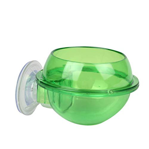 Suction Cup Reptile Feeder Reptile Feeding Food Bowl Escape Feeding Food Cricket Bowl Dish Gecko Ledge Suction Cup Water Dispenser Supplies for Gecko Lizard Bearded Dragon