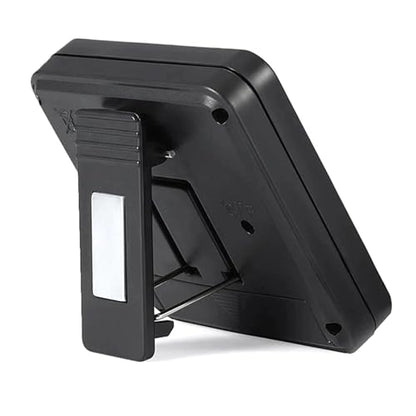 Electronic Temp Humidity Meter with with LCD Display -50~70°C Digital Thermo-Hygrometer Tabletop Holder Design for Home