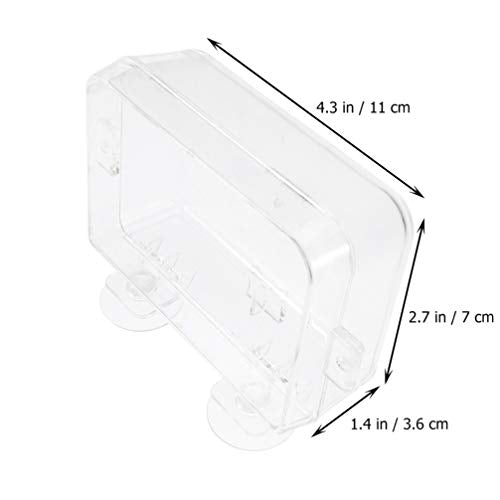 POPETPOP Turtle Food 2 Pcs Reptile Food Dish - Bowl - Reptile Feeding - Water Dish Gecko Feeder -Escape Supplies Accessories for Lizard Bearded Dragon Snakes Lip Gloss Set