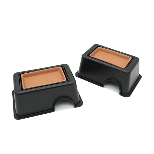 2 Pcs Small Reptile Hide Box Humidifier Caves Water Supply Hideout with Sink Basin for Lizards,Gecko, Snake - size: 2 pcs