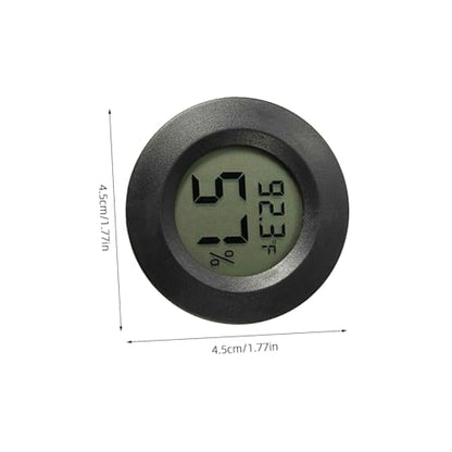 7pcs Mini Hygrometer Thermometer for Terrarium Accurate Humidity and Temperature Gauge for Reptiles and Indoor Use Digital Display for Easy Reading