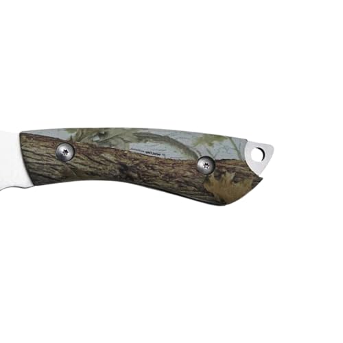 Snake Eye Tactical Fixed Blade Knife, All in One Skinning Knife with Gut-Hook, for Hunters and Outdoors Enthusiasts (White) - color: White