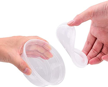 TashiBox [8oz-40 Sets Plastic Containers with Airtight Lids, Food Storage Containers, Deli, Slime, Soup, Meal Prep Containers | BPA Free | Stackable | Leakproof | Microwave/Dishwasher/Freezer Safe - size: 8oz-40sets