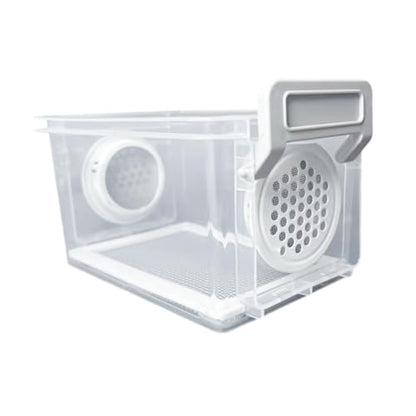 Breeding Box, Reptile Feeding Box, Transparent Terrarium, Habitat, Animal Holder for Raising Mealworms, Style B - color: style B