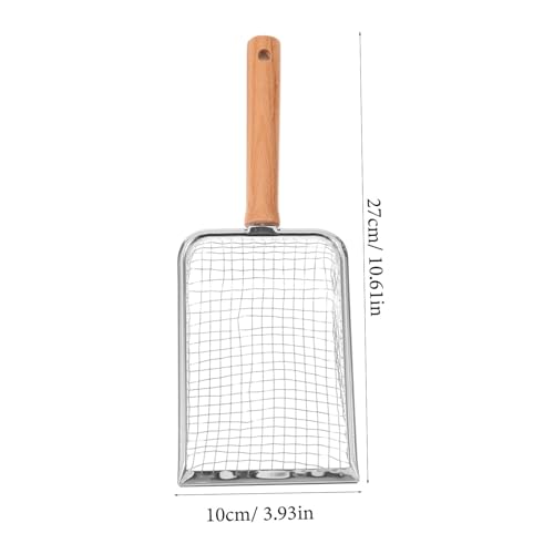 TOYANDONA Cat Litter Scoop with Handle Durable Pet Litter Shovel for Easy Cleanup of Cat Feces for Cat Supplies and Reptile Waste Management