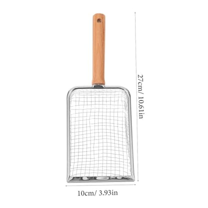TOYANDONA Cat Litter Scoop with Handle Durable Pet Litter Shovel for Easy Cleanup of Cat Feces for Cat Supplies and Reptile Waste Management