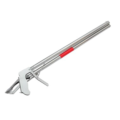 Folding Stainless Steel Snake Trap Clamp Safe Snake Catch Tool with Lock for Reptile Handling