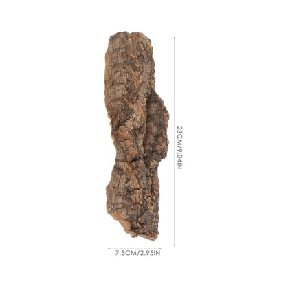 balacoo 16pcs Natural Tree Bark Climbing Decoration for Reptiles Turtle Basking Platforms Terrarium Decor for Snakes Lizards Crawling Pets Creates Natural Environment