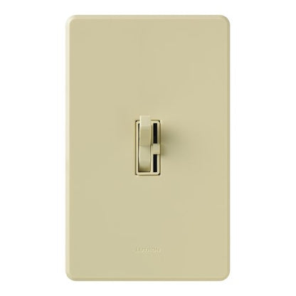 Lutron Toggler 1000-Watt Single-Pole Incandescent Dimmer Switch, AY-10P-IV, Ivory - color: Ivory