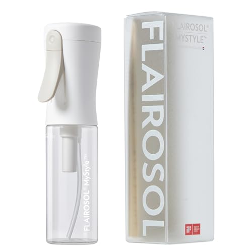 FLAIROSOL MyStyle, Spray Bottle for Hair - Small Travel Spray Bottle, Ultra Fine Continuous Water Mist for Face, Hairstyling, Salon, Cleaning, Beauty, Toners, Hydration & Makeup, 3.04oz / 90ml, White - color: White, style: 1 Pack