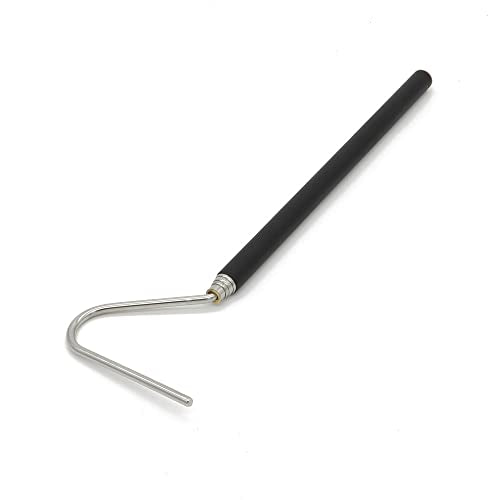 JIHAQUA Stainless Steel Extensible Snake Hook 39 inch, Retractable Reptile Hook, Pick-up Handling Tool (39 inch) - size: 39 inch
