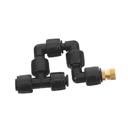 DECHOUS Adjustable Misting Nozzle for Reptile Tanks Fine Mist Sprayer with Full Rotation for Terrarium Humidification and Cooling and Play Installation Versatile Irrigation