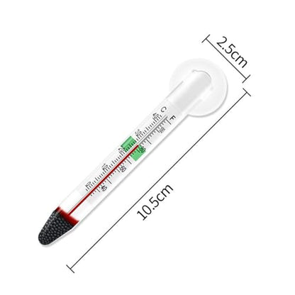 5X Aquarium Thermometer with Suction Cup Suspended Design Accessories High