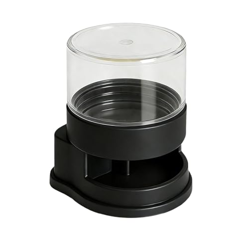 Terrarium Tank Reptile Food Feeders Bowl, Water Feeder Automatic Water Dispenser Waterer Feeding Accessories, Small Water Dish for Tortoise - Bowls for Reptiles & Amphibians (Black) - color: Black
