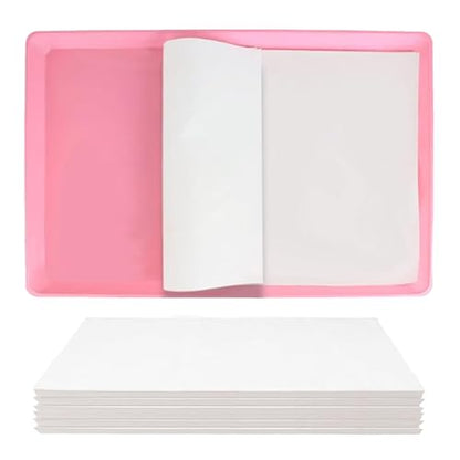 ZIQON 100 Pcs Bird Cage Liner Papers Big Size Cage Paper Liners Disposable Cage Paper Liners Precut Absorbent Cushion Pad Mat Accessories for Pet Bird Parrot - size: 12.5*20.5
