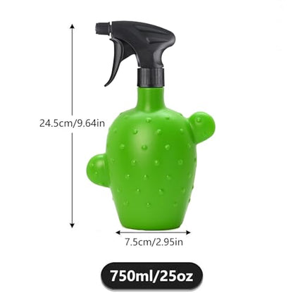 Plant Mister Spray Bottle，Spray Bottle for Indoor and Gardens, Continuous Water Mist Sprayer for Plants, Flowers, Cleaning (green 750ml/25oz) - color: green 750ml/25oz