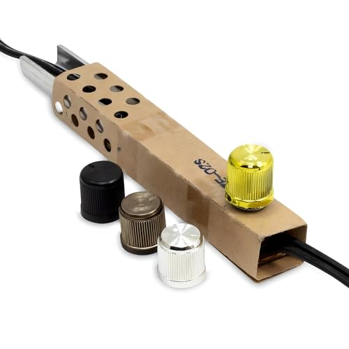 ZE-02S Floor Lamp Dimmer Switch Replacement Repair Kit 500W 120V Inline Full Range Rotary Light Controller w/ 4 Turn Knobs for Floor Lamps, Torchiere Pole Lamps, DIY Projects, Light Fixtures