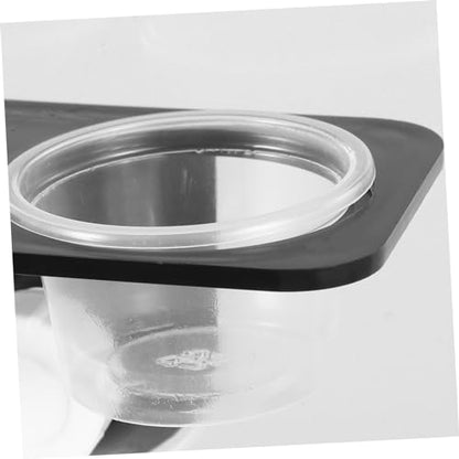 BESPORTBLE 3pcs Crested Gecko Accessories Pet Bowls Reptile Food Container Suction Cup for Tank Easy to