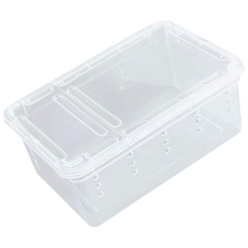 Reptile Terrarium with Ventilation for Small Animal Housing and Habitat - size: 19x12.5x7.5 cm