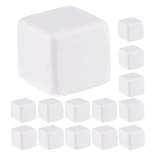 BESTonZON 30pcs Natural Mineral Calcium Blocks for Tortoise Frog Lizard Reptiles, Essential Trace Elements, Water-Stable Nutrition for Amphibian and Reptile Health