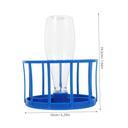 TOYANDONA Reptile Dish Water Tray Auto Feeder Reptile Tortoise Water Bowl Reservoir Leak Design