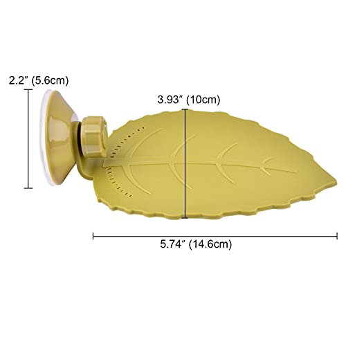WEAVERBIRD Turtle Terrace Basking Platform Small or Amphibian Turtle Frog Crab and Tank Decoration, Leaf Shape Design