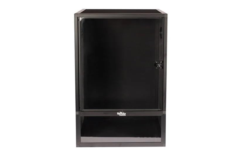 Reptile Habitats 18x18x24 (33 Gallon) Arboreal Chameleon Enclosure PVC Panels, Glass Doors, Lightweight, Easy to Assemble, Heavy Duty Screen, Aluminum Frame