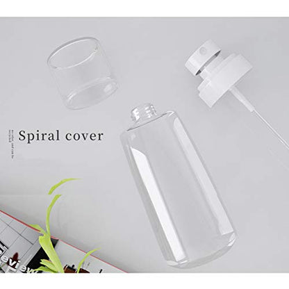 Refillable Cosmetic Spray Bottles for Fine Mist Plastic Empty Clear Refillable Travel Container Essences Rose Water Mister (3.4 Ounce,100ml) - color: 100ml/3.4oz