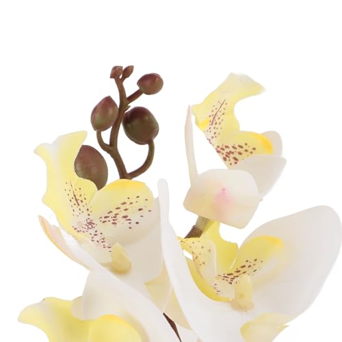 Fockety Reptile Corner Branch, 2Pcs Plant Flower Plant Reptile Climbing Branch Reptile Climbing Vine with Suction Cup, Aquarium Decoration for Aquarium Lizards Spiders Snakes