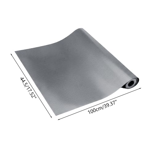 MiOYOOW Reptile Terrarium Mat, EVA Vivarium Liner with Anti-Slip Texture Washable Small Animals Carpet for Lizard, Gecko - color: Gray, size: 44.5cm*100cm