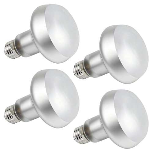4 Pcs Reptile Heat Lamp, 100W UVA Basking Light Bulb, Intense Basking Spot with Simulated Sunlight for Turtles, Chickens, Pet Brooder & Household Heating