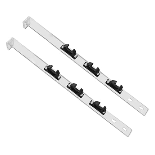Ymiko Lamp Stand, Reptile Lamp Stand with Adjustable Height 2Pcs Acrylic Aquarium Light Holder, Transparent Aquarium Light Riser, Fish Tank Light Riser Bracket Reptile Light Fixture