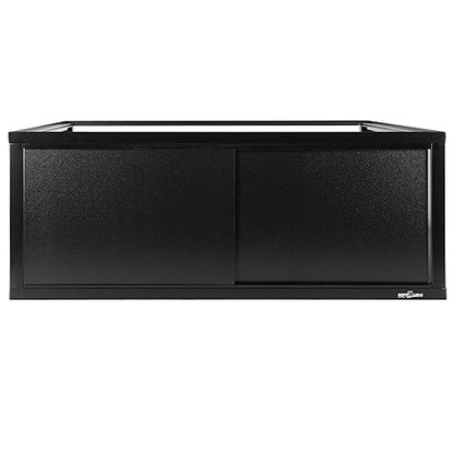 REPTI ZOO Deluxe Terrarium Stacker with Front Sliding Doors, Reptile Tank Stacker Suitable for Stacking 30" W and 12" D Terrariums, 30" W X 12" D X 10.5" H - size: 30" x 12" x 10.5" (Terrarium Stacker)