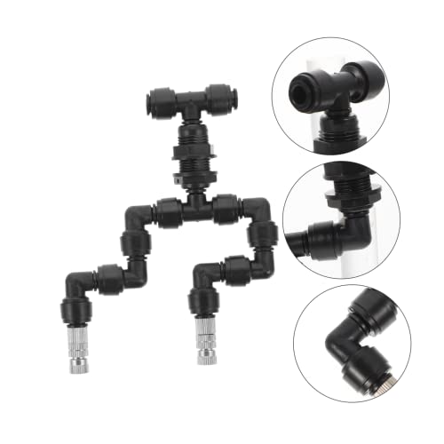 Reptile Spray Head for Tank Watering Humidity Misting Nozzle for Terrariums Design for Moss and Plants Easy Installation Compact - size: 14.00X13.50X2.00CM