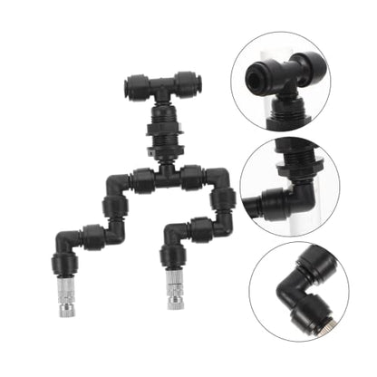 Reptile Spray Head for Tank Watering Humidity Misting Nozzle for Terrariums Design for Moss and Plants Easy Installation Compact - size: 14.00X13.50X2.00CM