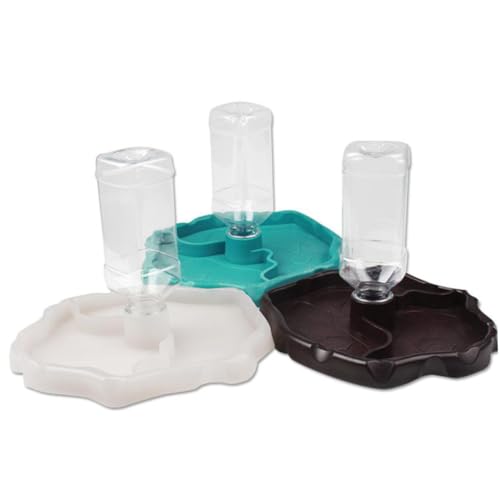 Automatic Reptile Water Feeder for Lizard and Turtle PET Drinking Bowl Water Reservoir Sturdy Non-Toxic Plastic for Small Pets